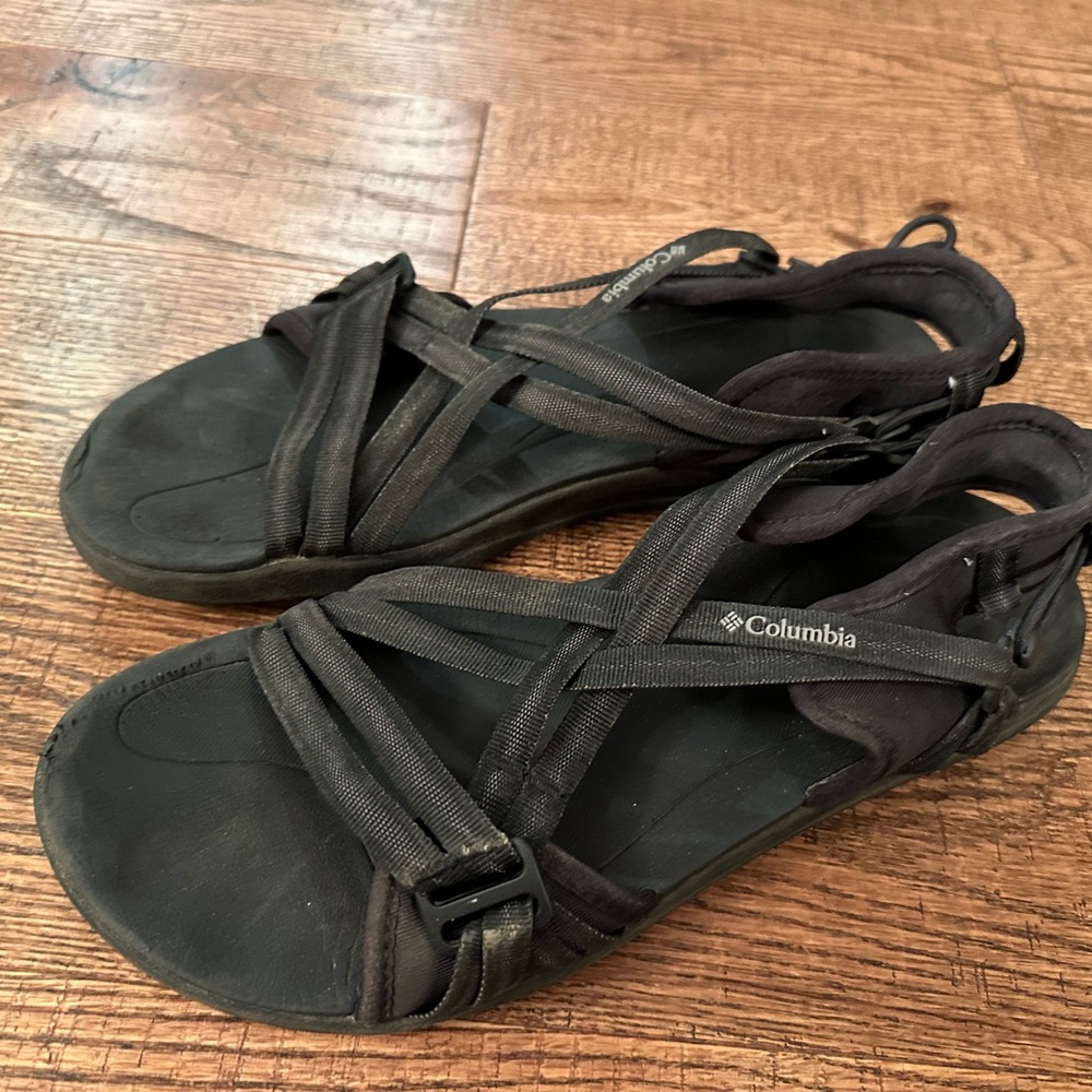 Columbia Black Sandals